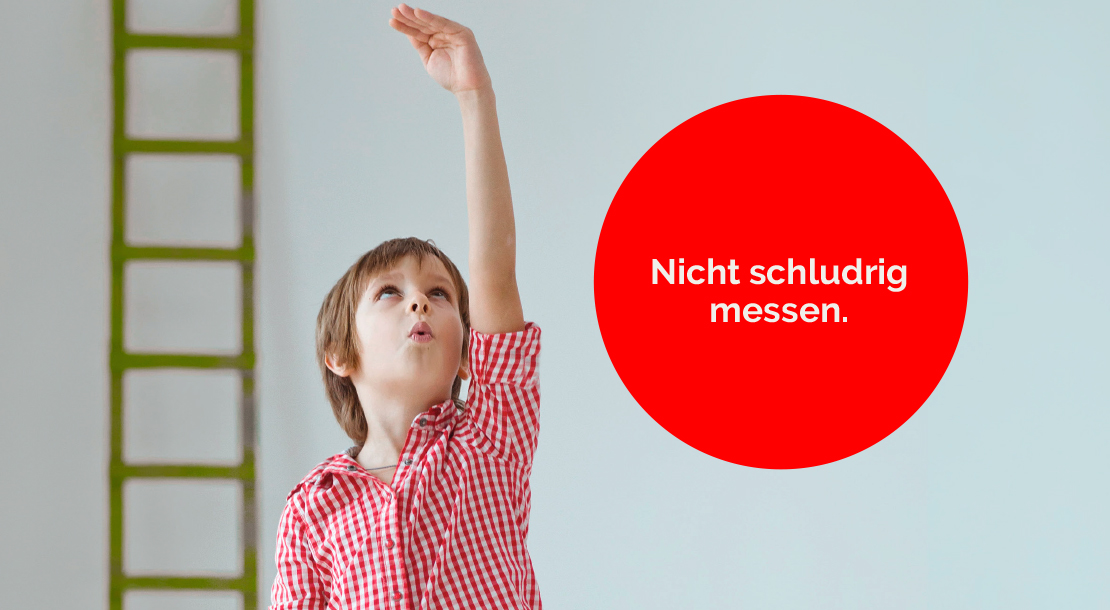 Messgenauigkeit - nicht schludrig messen.